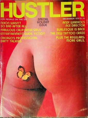 Hustler Magazine Special Holiday Issue Ft. Andy Warhol December 1974 070225RP-