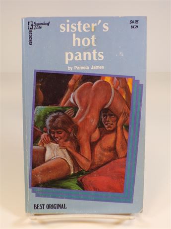 Sister's Hot Pants by Pamela James, Paperback Book 1970's Greenleaf Elite GE2026 102025WP-79
