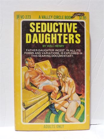 Seductive Daughters by Will Henry, Paperback Book 1973 Valley Circle VC-223 072825WP-95