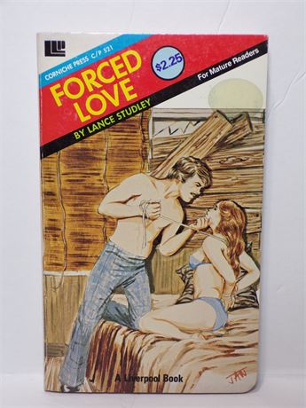 Forced Love by Lance Studloey, Paperback Book 1977 Liverpool Corniche Press 521 071125WP-74