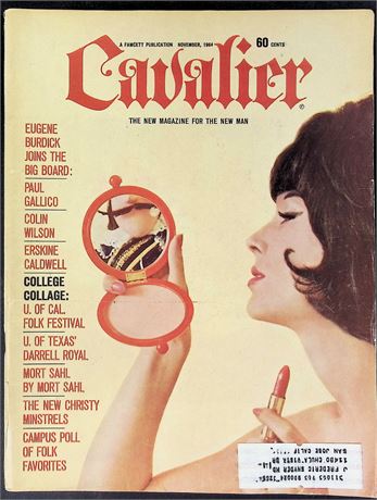 Cavalier Magazine ft. Eugene Burdick Nov 1964 120525AKP-67
