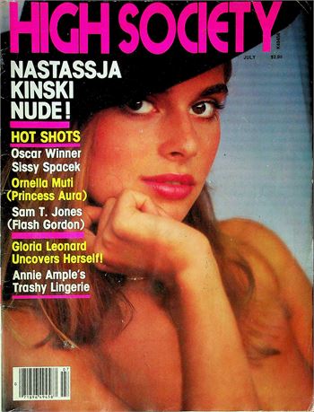 High Society Magazine Ft. Nastassja Kinski & Sissy Spacek July 1981 071825RP-