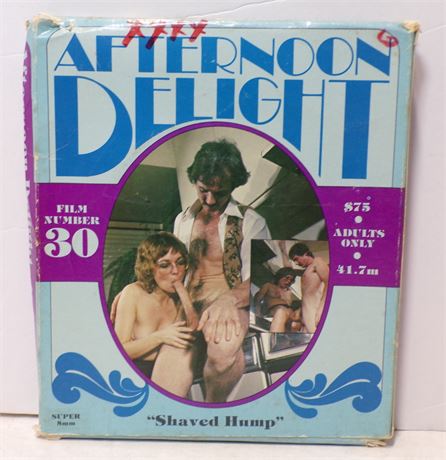 Afternoon Delight Film #30 Shaved Hump 8mm Adult Film Reel Vintage Regular 41.7m 081725WVHS