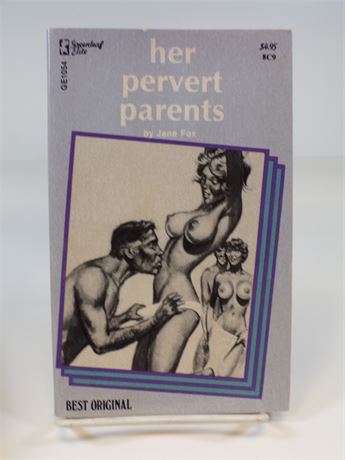 Her Pervert Parents by Jane Fox, Paperback Book 1970's Greenleaf Elite GE1054 102025WP-63