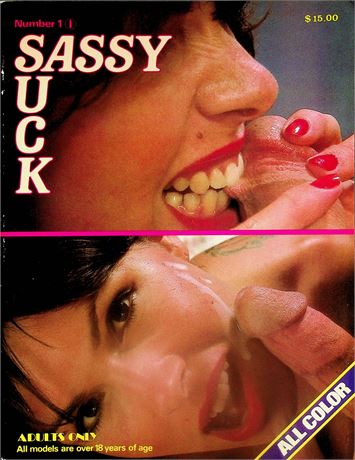 Sassy Suck Vintage Magazine  #1  1980's   061525lm-p