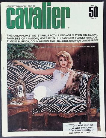 Cavalier Magazine ft. Philip Roth May 1965 120525AKP-64