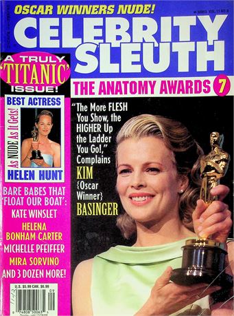 Celebrity Sleuth Magazine The Anatomy Awards 7 Ft. Kim Basinger Vol.11 No.9 061825RP-
