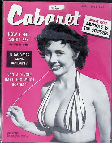 Cabaret Magazine April 1956 ft. Arlene Stevens 112925AKP-39