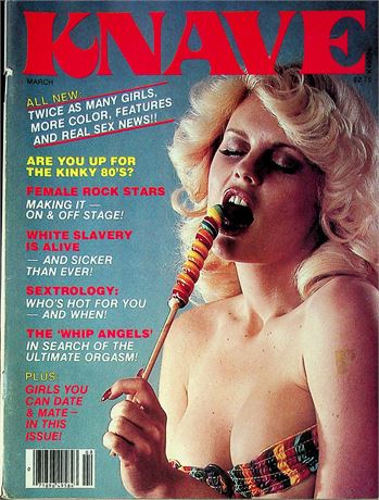 Knave Magazine Ft. Cheryl & Ravin March 1980 060525RP