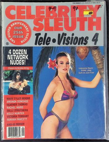 Celebrity Sleuth Magazine ft. Mary Tyler Moore, Diane Lane Vol.4 No.9 1991 123025AKP-48