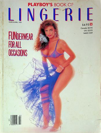 Playboy's Book Of Lingerie Magazine Ft. Cynthia Kaye & Lisa Schultz March/April 1989 082525RP-