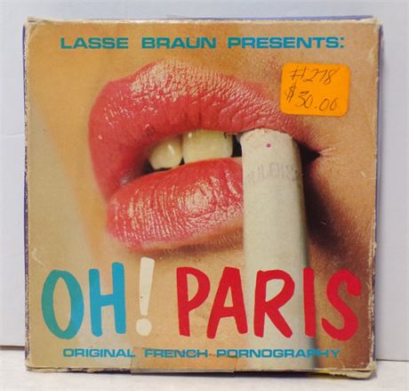 Oh! Paris Lasse Braun #278 Petite Fleur 8mm Adult Film Reel Vintage Regular 60m 081725WVHS