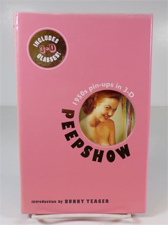 Peepshow 1950's Pin-Ups in 3-D w/ Intro by Bunny Yeager 2001 Hardcover Book 102625WP