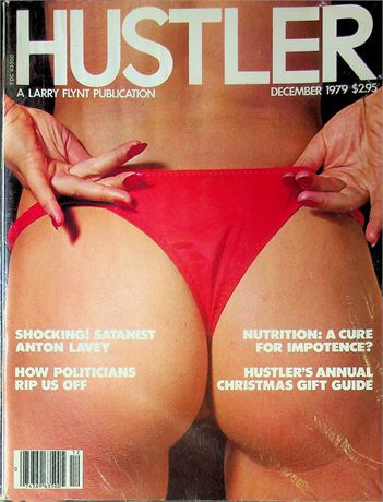 Hustler Magazine Christmas Guide Anton Lavey December 1979 052825RP