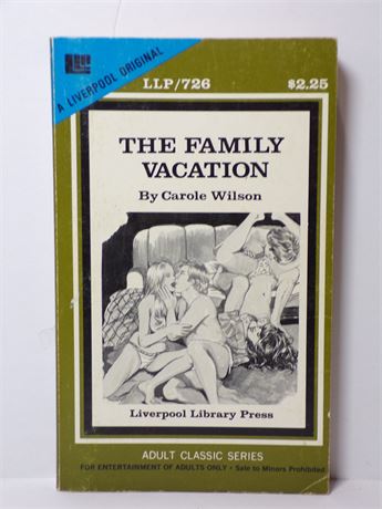 The Family Vacation by Carole Wilson, Paperback Novel 1970's Liverpool LLP/726 061225WP-8