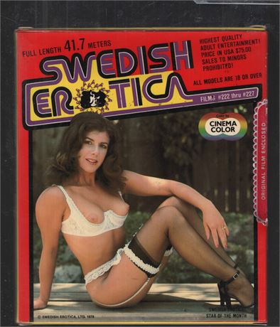 Swedish Erotica #227 Wild Co-Ed Party Super 8mm Film Reel 1978 Vintage 061825CBVHS2
