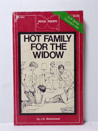 Hot Family for the Widow by J.D. Blackwood, Paperback Book 1984 Patch Pokets PP7261 052825WP