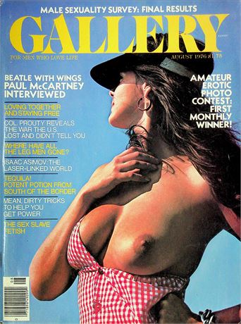 Gallery Magazine Ft. Paul McCartney & Isaac Asimov August 1976 072725RP2-