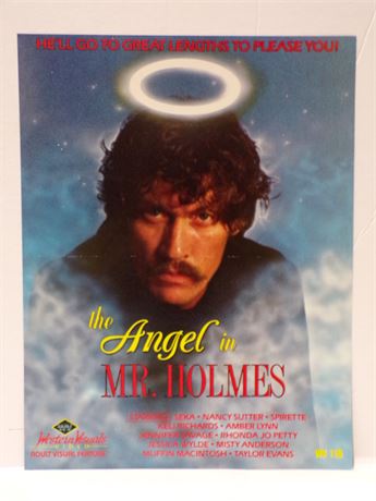 The Angel in Mr. Homes w/ Seka, Western Video WV-110 1980's Video Slick Ad Sheet ASO1-98