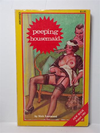 Peeping Housemaid by Nick Eastwood, Paperback Novel 1981 Greenleaf AB5300 061125WP-8