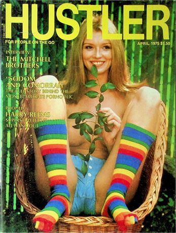 Hustler Magazine Ft. The Mitchell Brothers & Harry Reems April 1975 100925RP2-