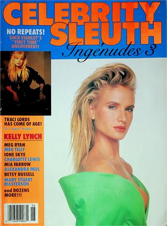 Celebrity Sleuth Magazine Ingenudes 3 Ft. Kelly Lynch & Traci Lords Vol.3 No.6 062425RP-