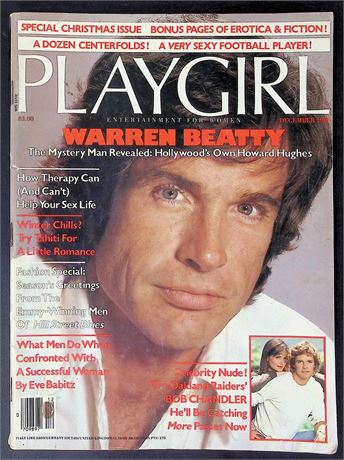 Playgirl Magazine ft. Warren Beatty Dec 1981 121925AKP-21
