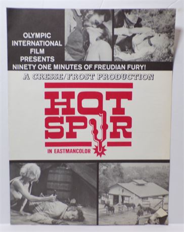 "Hot Spur" Virginia Gordon 1970's Sexploitation Film Press Kit Foldout 060425WP-127