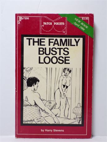 The Family Busts Loose by Harry Stevens, Paperback Book 1984 Patch Pokets PP7206 052825WP