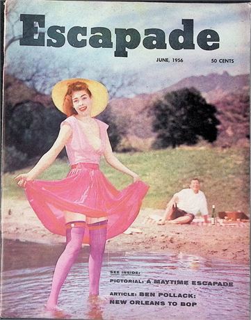 Escapade Magazine ft. Blue Belle June 1956 111325AKP-58