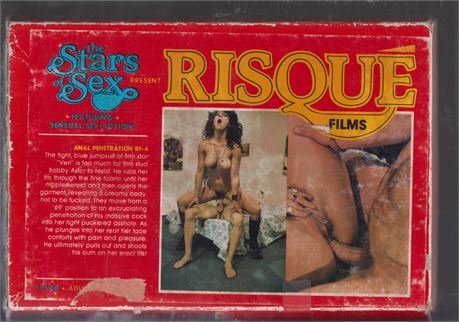 Risque Films #4 Anal Penetration Veri Knotty, Bobby Astyr Regular 8mm Film Reel Vintage 072225AVHS2