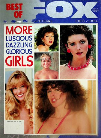 Best Of Fox Magazine  Luscious Dazzling Glorious Girls  December 1986      052825lm-p