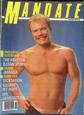 Mandate Magazine with Kristen Bjorn Gay Magazine November 1985 011526AKP-10