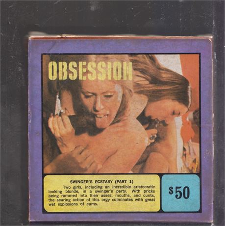 Obsession #4 Swinger's Ecstasy Part 1 UltraMax Sunshine Regular 8mm Film Reel Vintage 072125AVHS2