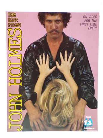 John Holnmes: The Lost Films, Penguin Productions 1988 Video Slick Ad Sheet ASO1-99