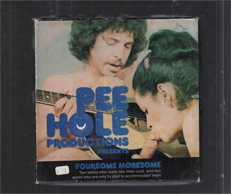 Foursome Moresome Pee Hole Productions Regular 8mm Film Reel Vintage 052925CBVHS