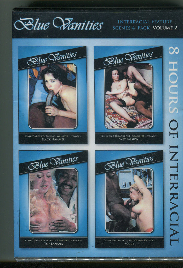 Blue Vanities Interracial Feature 4-Pack vol 2 Black Hammer, Wet Passion, Top Banana, Marie  120523tsdvd