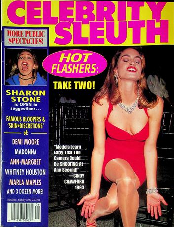 Celebrity Sleuth Magazine Ft. Cindy Crawford & Sharon Stone Vol.7 No.6 061425RP