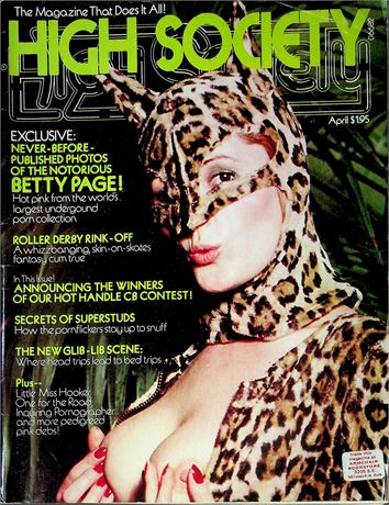 High Society Magazine Ft. Betty Page April 1977 061825RP-