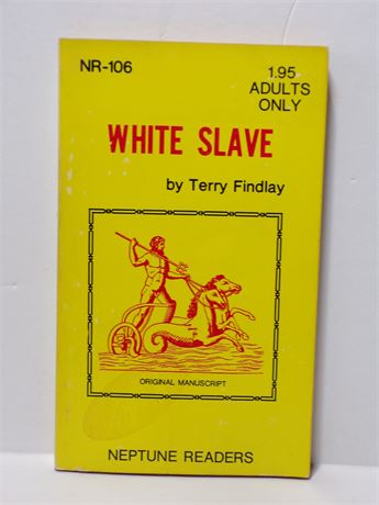 White Slave by Terry Findlay, Paperback Novel 1970 Neptune 061225WP2-40