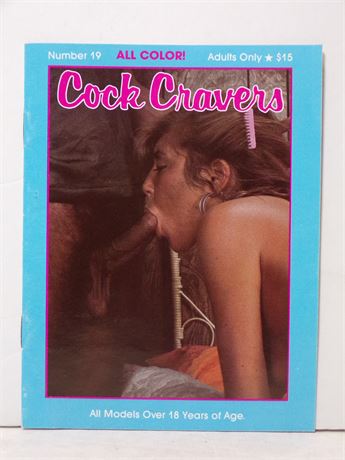 Cock Cravers #19 Vintage Pocket Porn Adult Photo Magazine Pictorial 051325WP-X