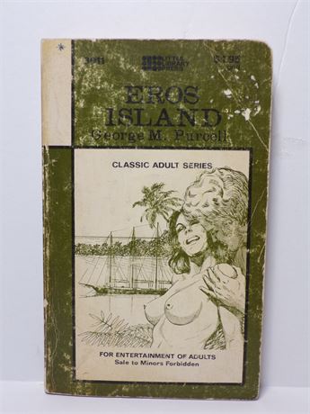 Eros Island by George M Purcell, Paperback Book 1972 Little Library LLP/3011 052825WP