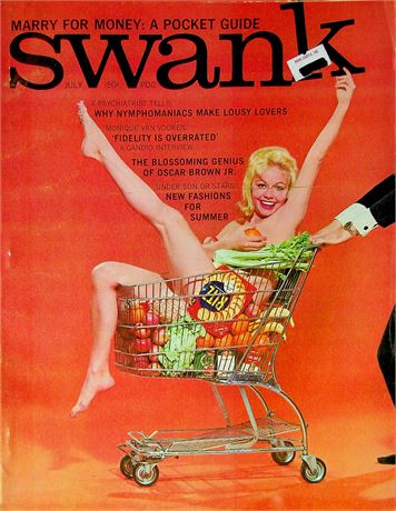 Swank Magazine Monique Van Vooren July 1963 061325RP-
