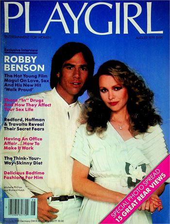 Playgirl Magazine Ft. Robby Benson, Richard Hatch & Michelle Phillips August 1979 071825RP-
