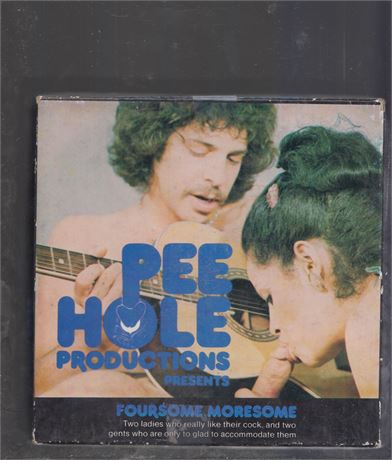 Pee Hole Productions Foursome Moresome, Regular 8mm Film Reel Vintage 071425AVHS
