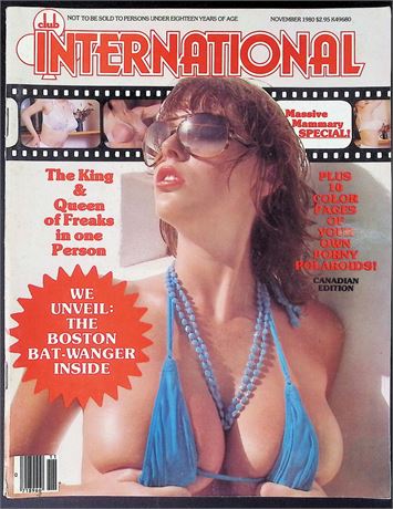 club International Magazine ft. Arlene, Rosie Nov 1980  010126AKP-75