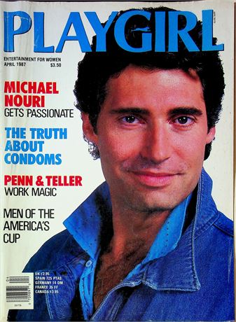 Playgirl Magazine Ft. Michael Nouri, Penn & Teller April 1987 060725RP