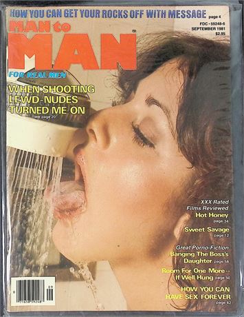 Man to Man Magazine ft. Sweet Savage Sept 1981 111325AKP-61