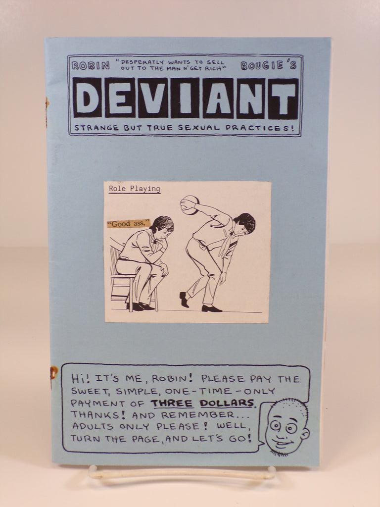 Robin Bougie's Deviant #3 (Mind's Eye #12) Underground Sex Comix Zine 102225WP-C