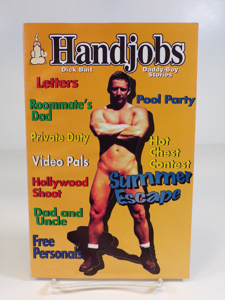 Handjobs Magazine August 1995 Daddy-Boy Stories Gay Letters 102225WP-B